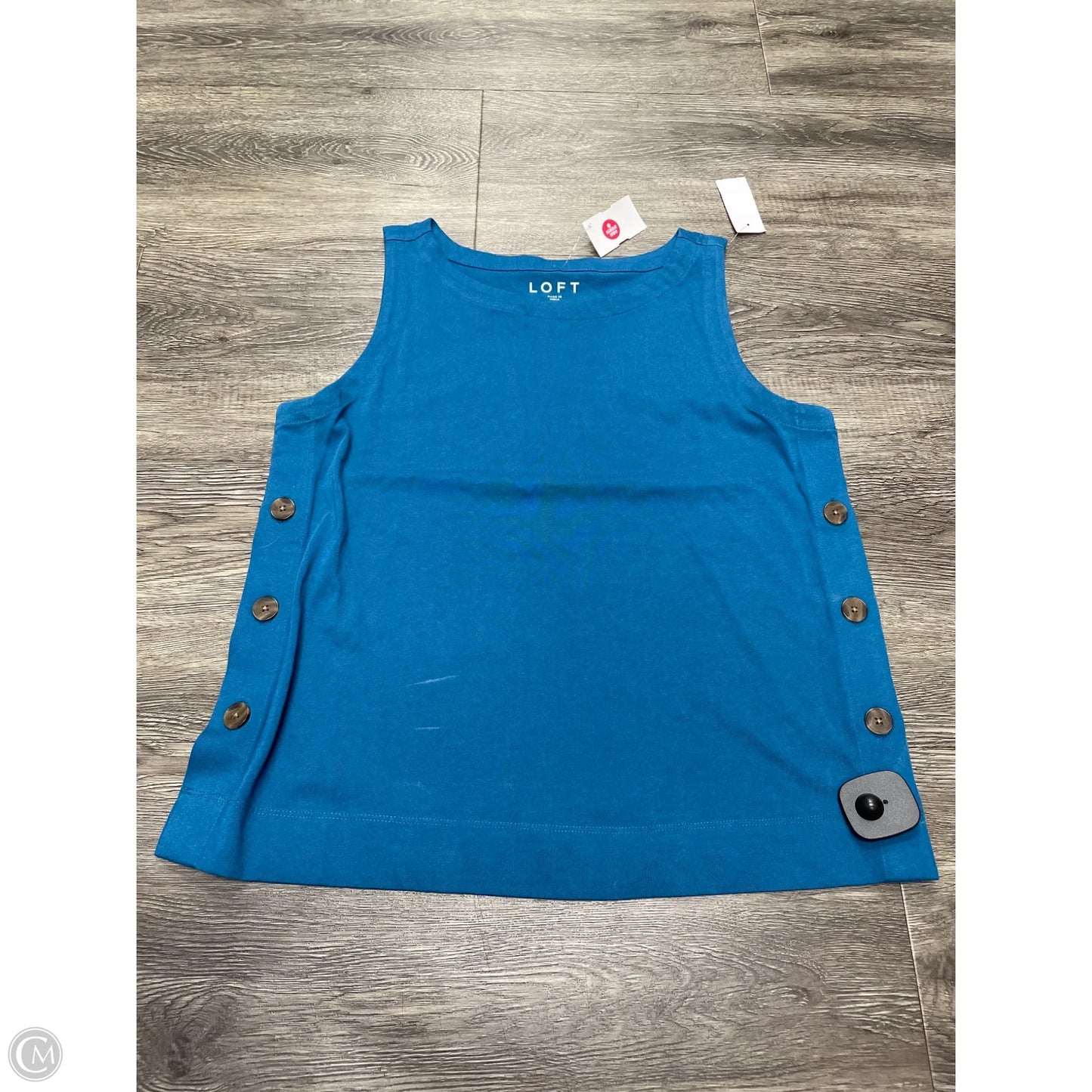 Top Sleeveless By Loft In Blue, Size: S