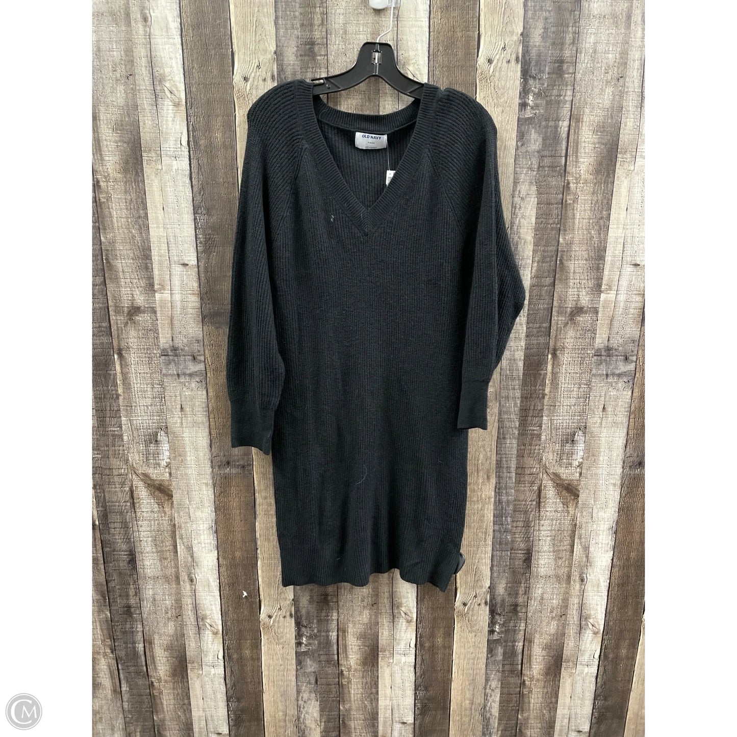 Dress Sweater By Old Navy In Black, Size: Mp