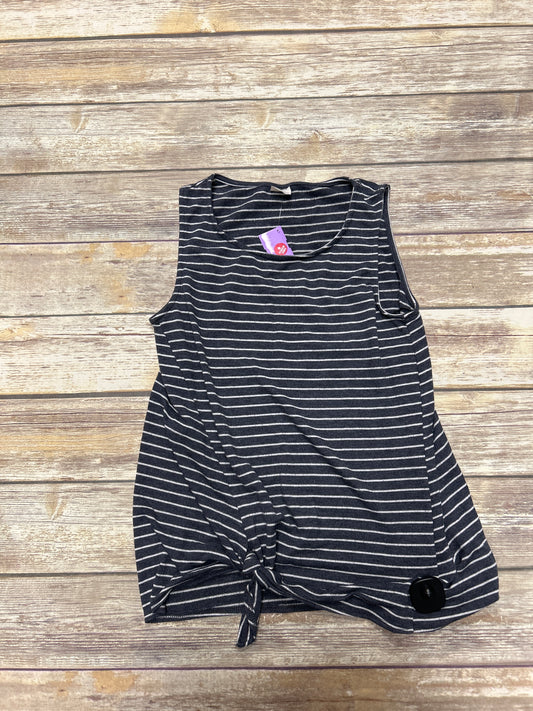 Striped Pattern Top Sleeveless Cme, Size S