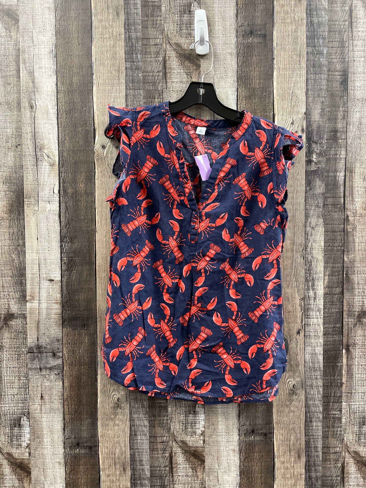 Blue & Red Top Sleeveless Old Navy, Size M