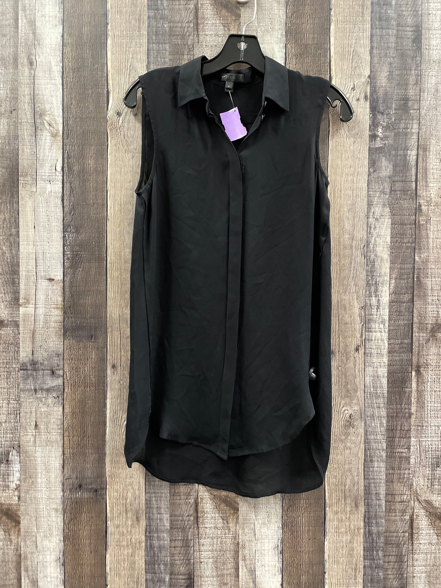 Black Top Sleeveless J. Crew, Size XS (0)