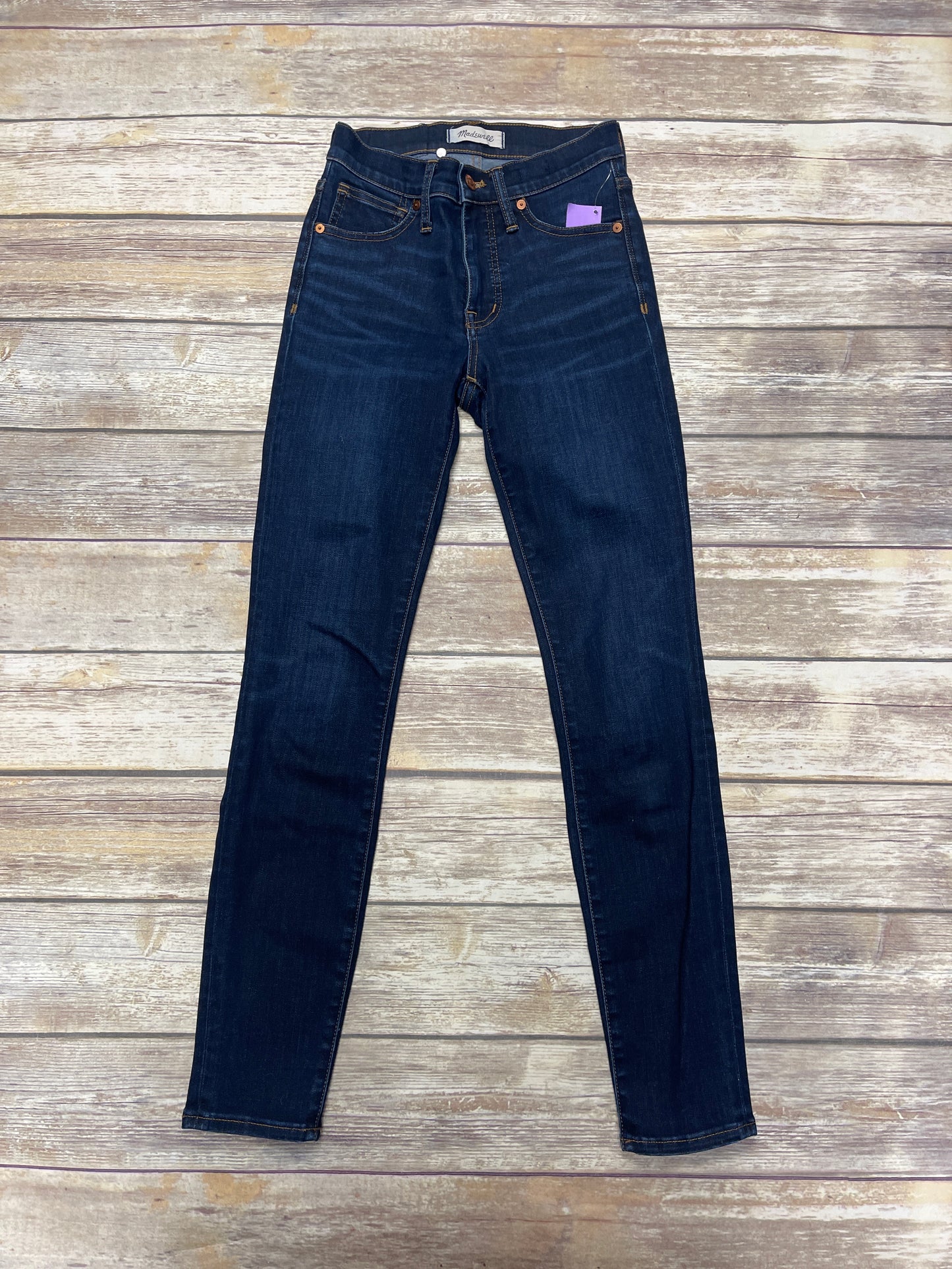 Jeans Skinny By Madewell In Blue Denim, Size: 00