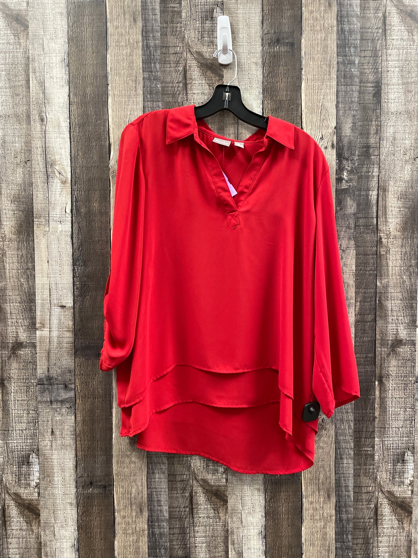 Blouse 3/4 Sleeve By Chicos  Size: 2x