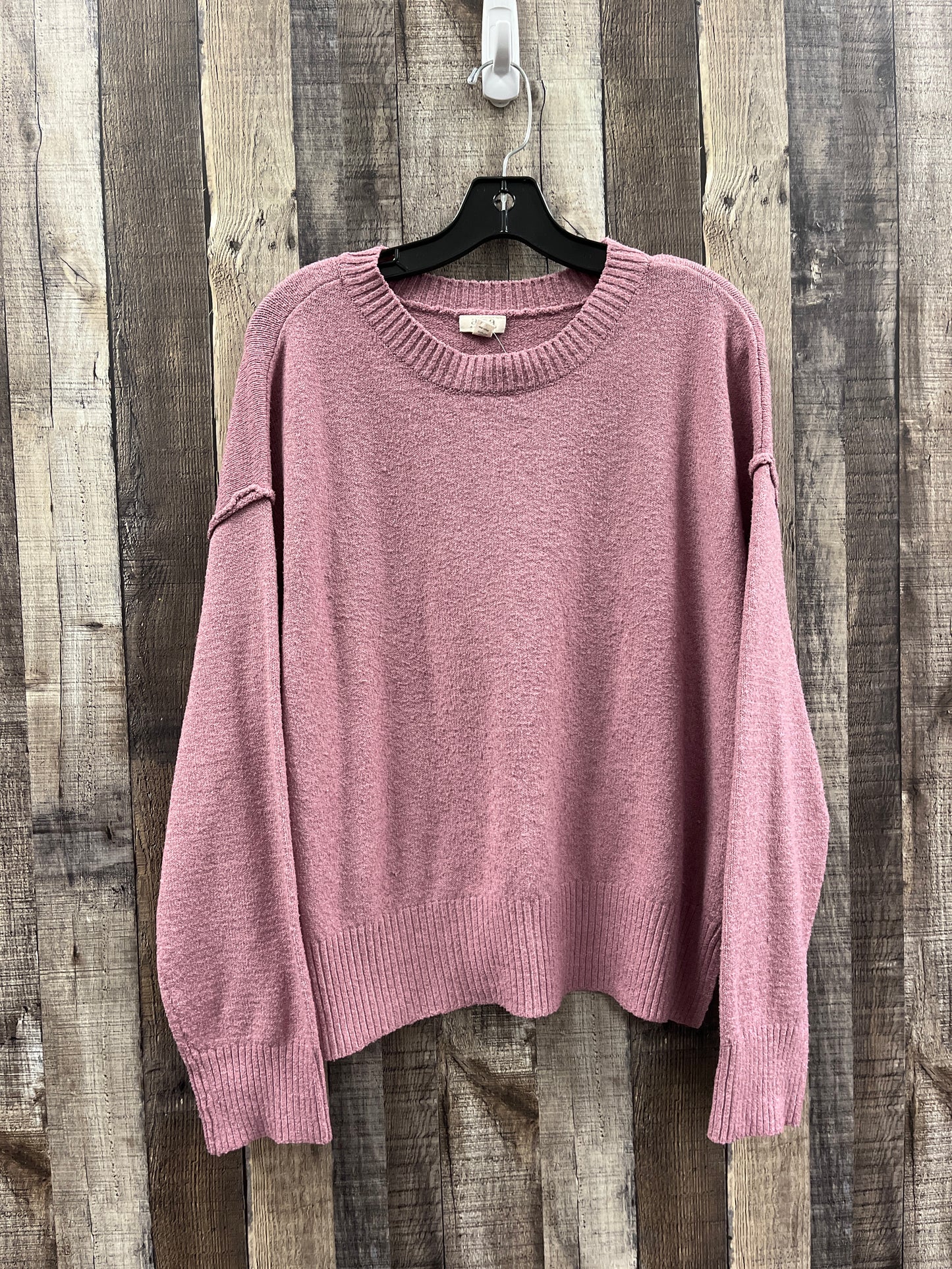 Sweater By Ana In Pink, Size: L