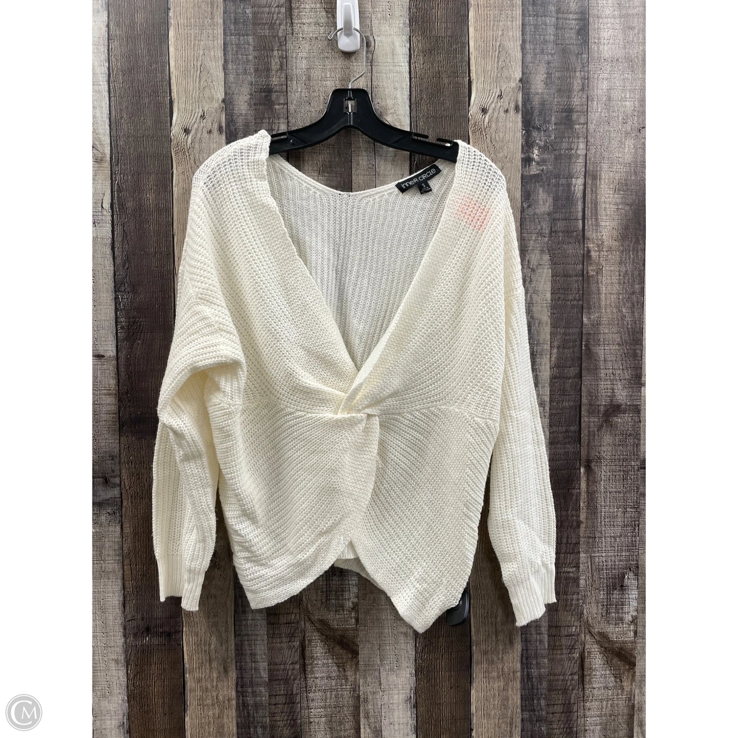 Sweater By Cme In Cream, Size: S