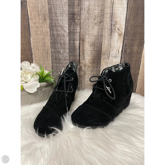 Boots Ankle Heels By Toms In Black, Size: 8