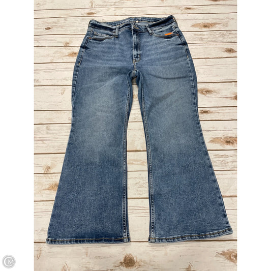 Jeans Flared By Old Navy In Blue Denim, Size: 10