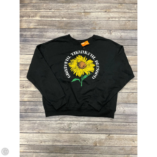 Sweatshirt Crewneck By Awake In Black, Size: Xxl