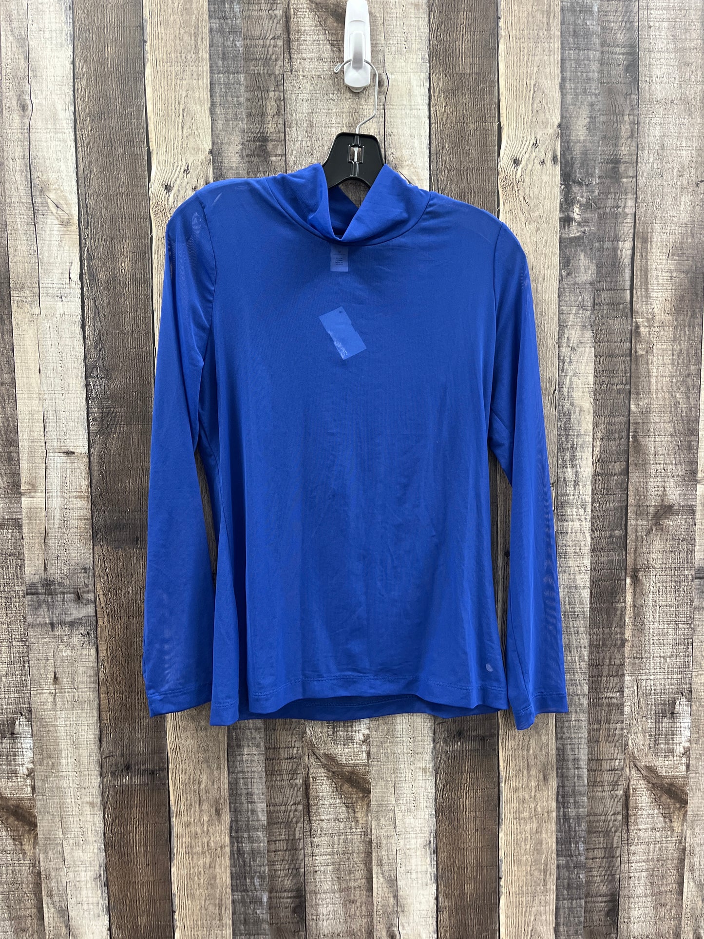 Top Long Sleeve By Cme In Blue, Size: M