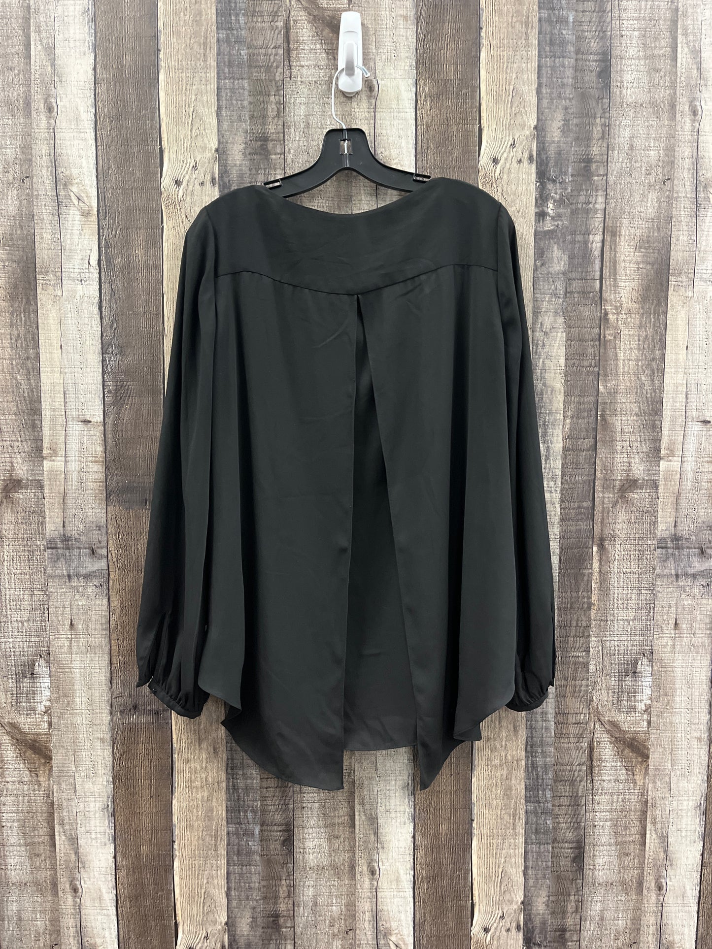 Top Long Sleeve By White House Black Market In Black, Size: L