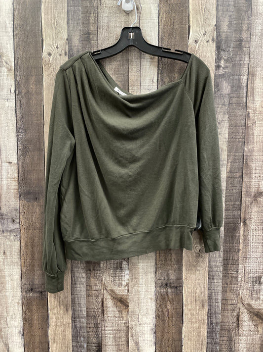 Top Long Sleeve By La Made In Green, Size: S