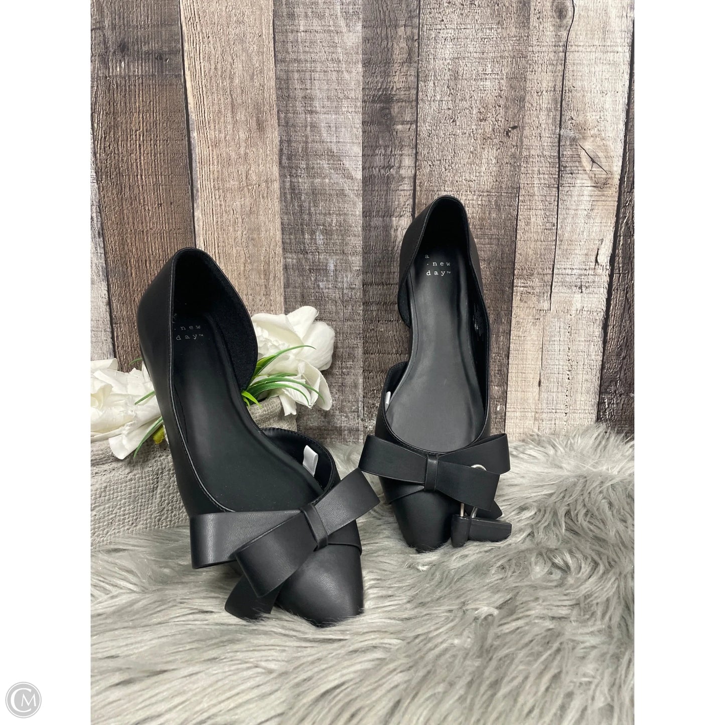 Shoes Flats By A New Day In Black, Size: 7