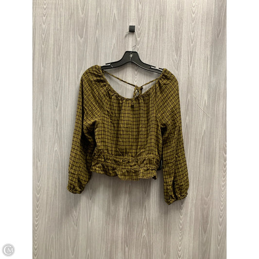 Top Long Sleeve By Madewell In Multi-colored, Size: M