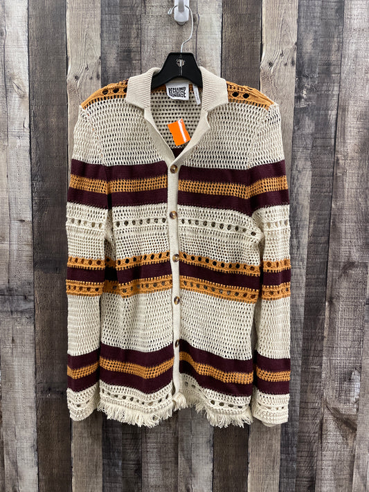 Sweater Cardigan By Cme In Multi-colored, Size: S