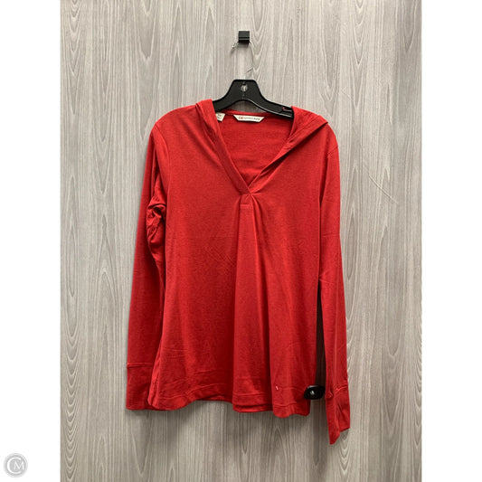Top Long Sleeve By Cutter And Buck In Red, Size: M