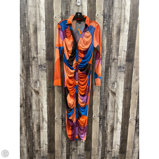 Dress Casual Maxi By Bold Elements In Multi-colored, Size: S