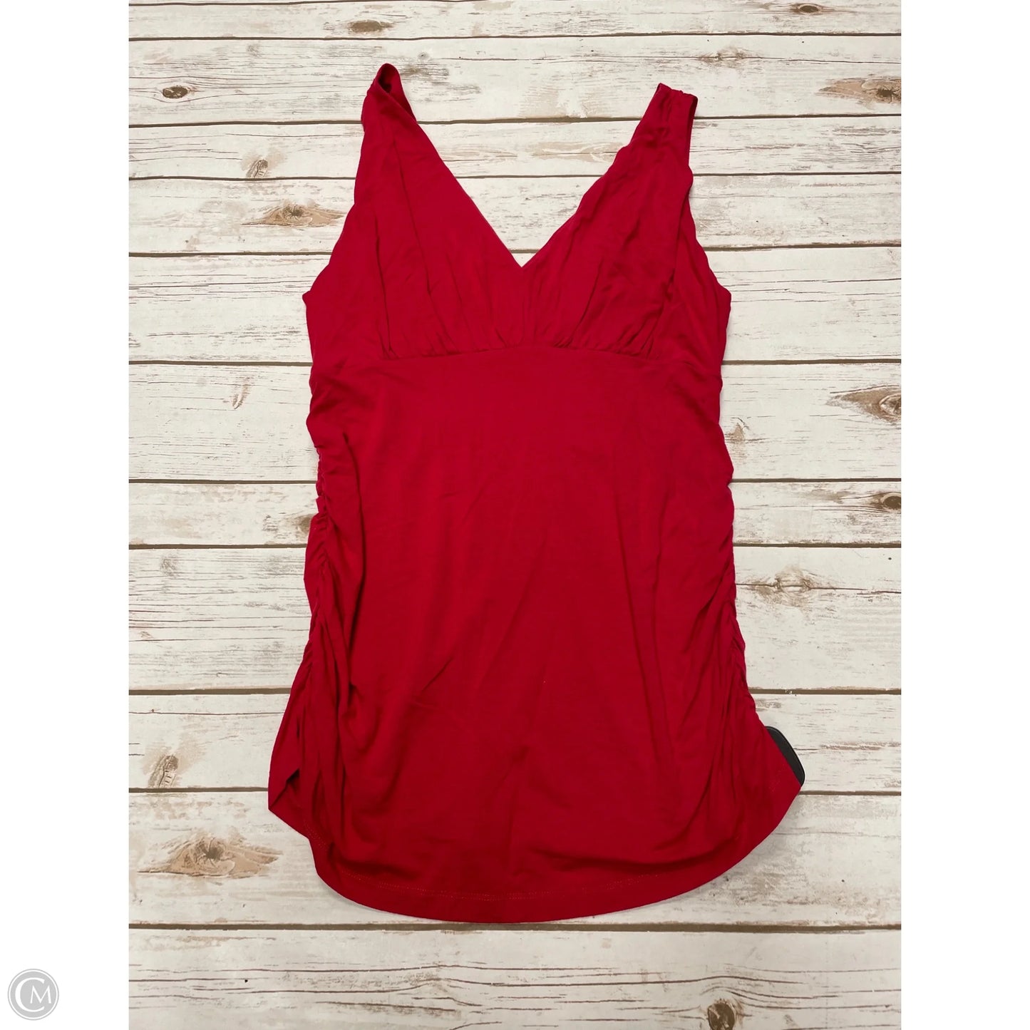 Top Sleeveless By Cabi In Red, Size: L
