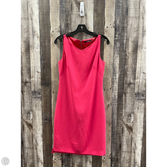 Dress Casual Midi By Tahari By Arthur Levine In Pink, Size: S