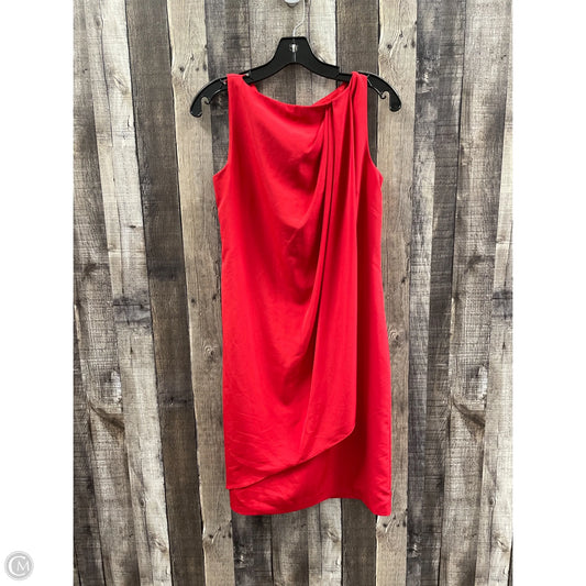 Dress Casual Midi By Ralph Lauren In Red, Size: M