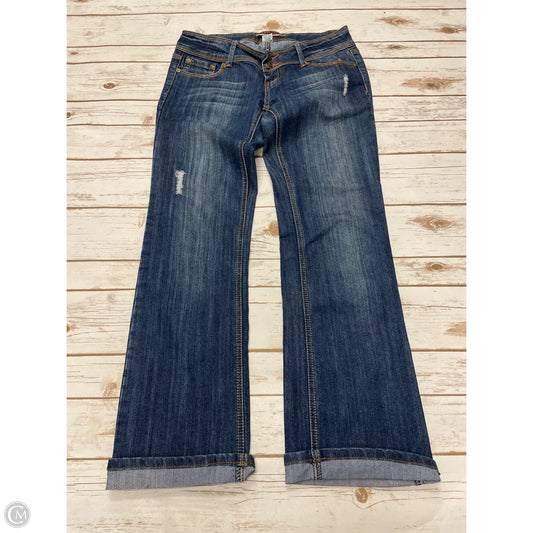 Jeans Straight By Younique In Blue Denim, Size: 6