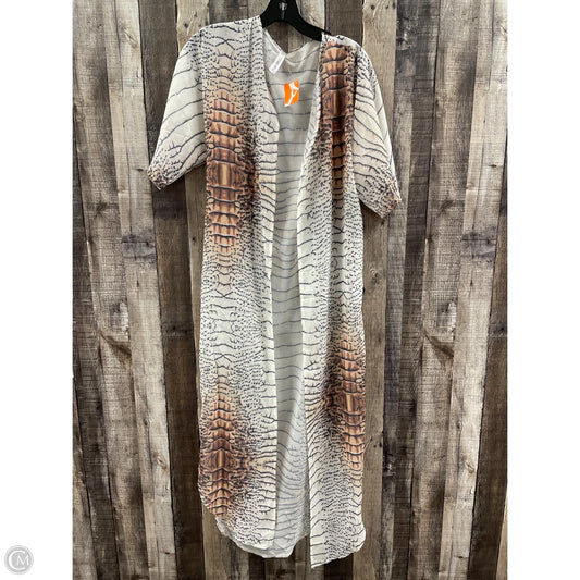 Kimono By Cme In Animal Print, Size: S