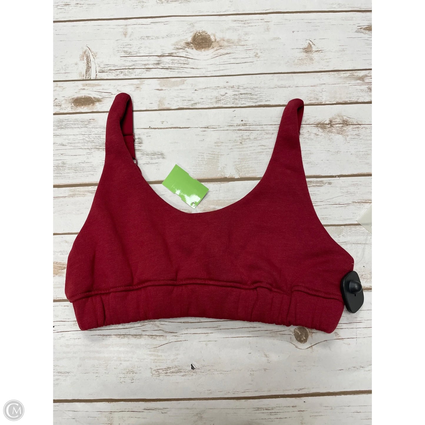 Athletic Bra By Mono B In Red, Size: M