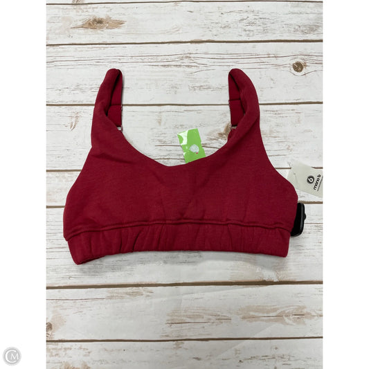 Athletic Bra By Mono B In Red, Size: S