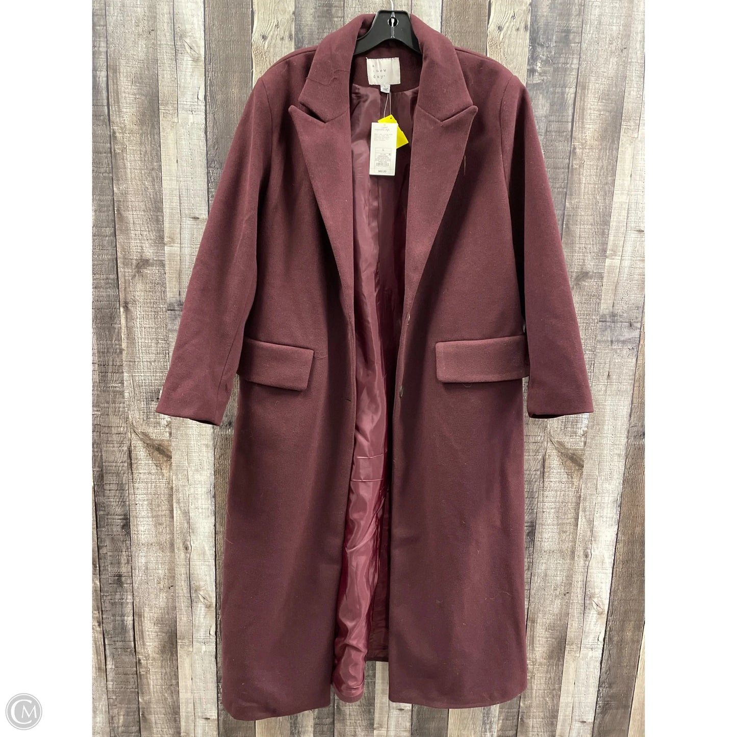 Blazer By A New Day In Maroon, Size: L