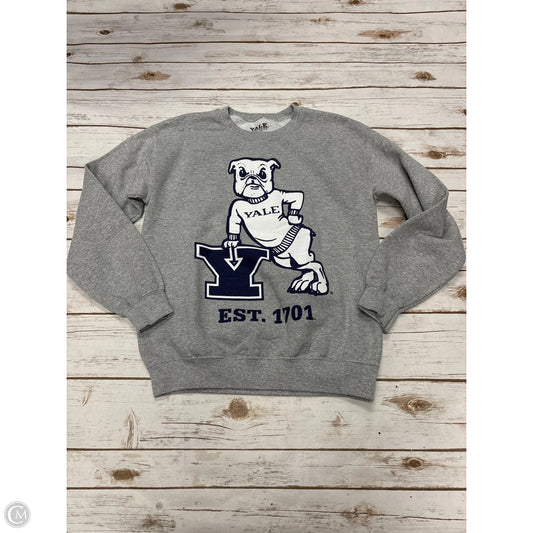 Sweatshirt Crewneck By Cme In Grey, Size: S