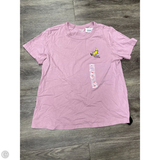 Top Short Sleeve By Old Navy In Purple, Size: M