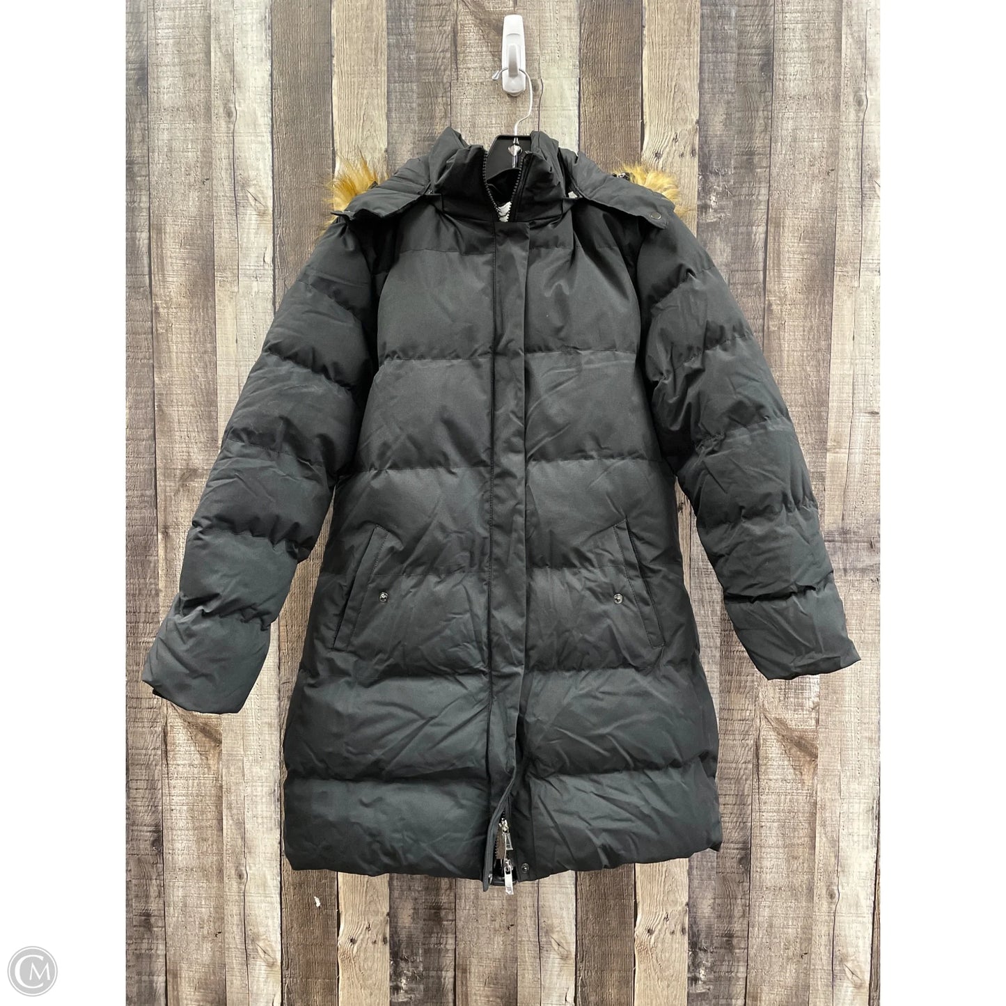 Coat Puffer & Quilted By Cme In Black, Size: M