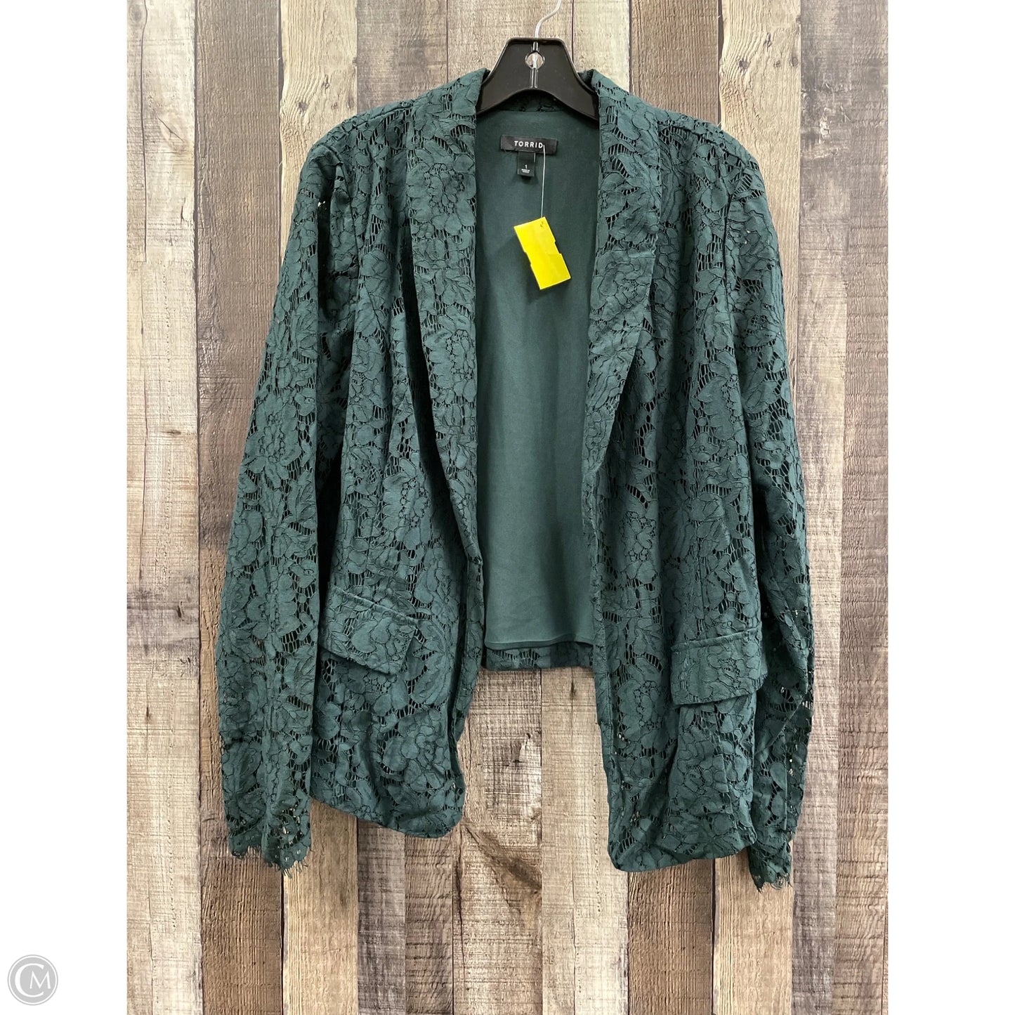 Blazer By Torrid In Green, Size: Xl