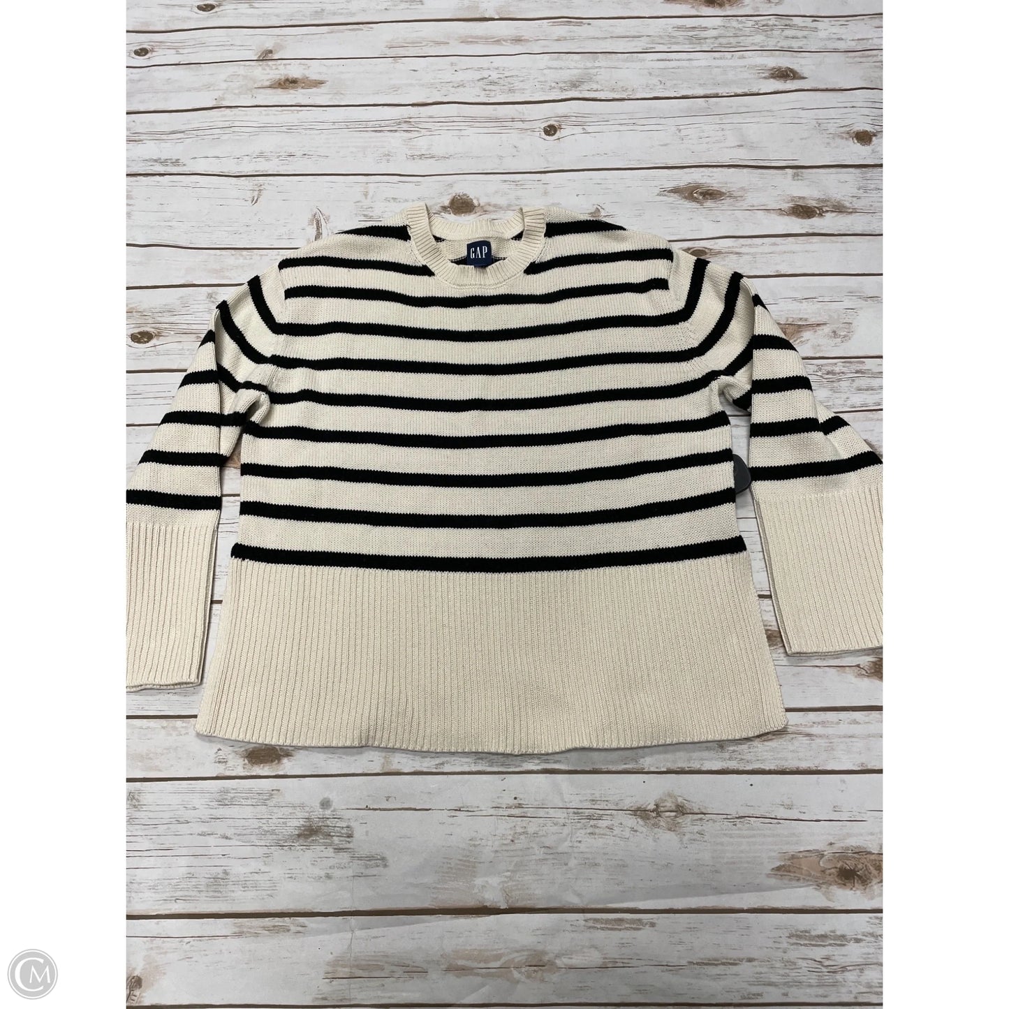 Sweater By Gap In Striped Pattern, Size: Xs