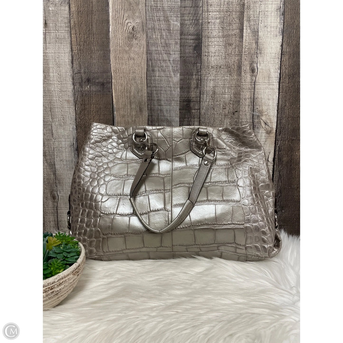 Handbag Designer By Coach, Size: Large