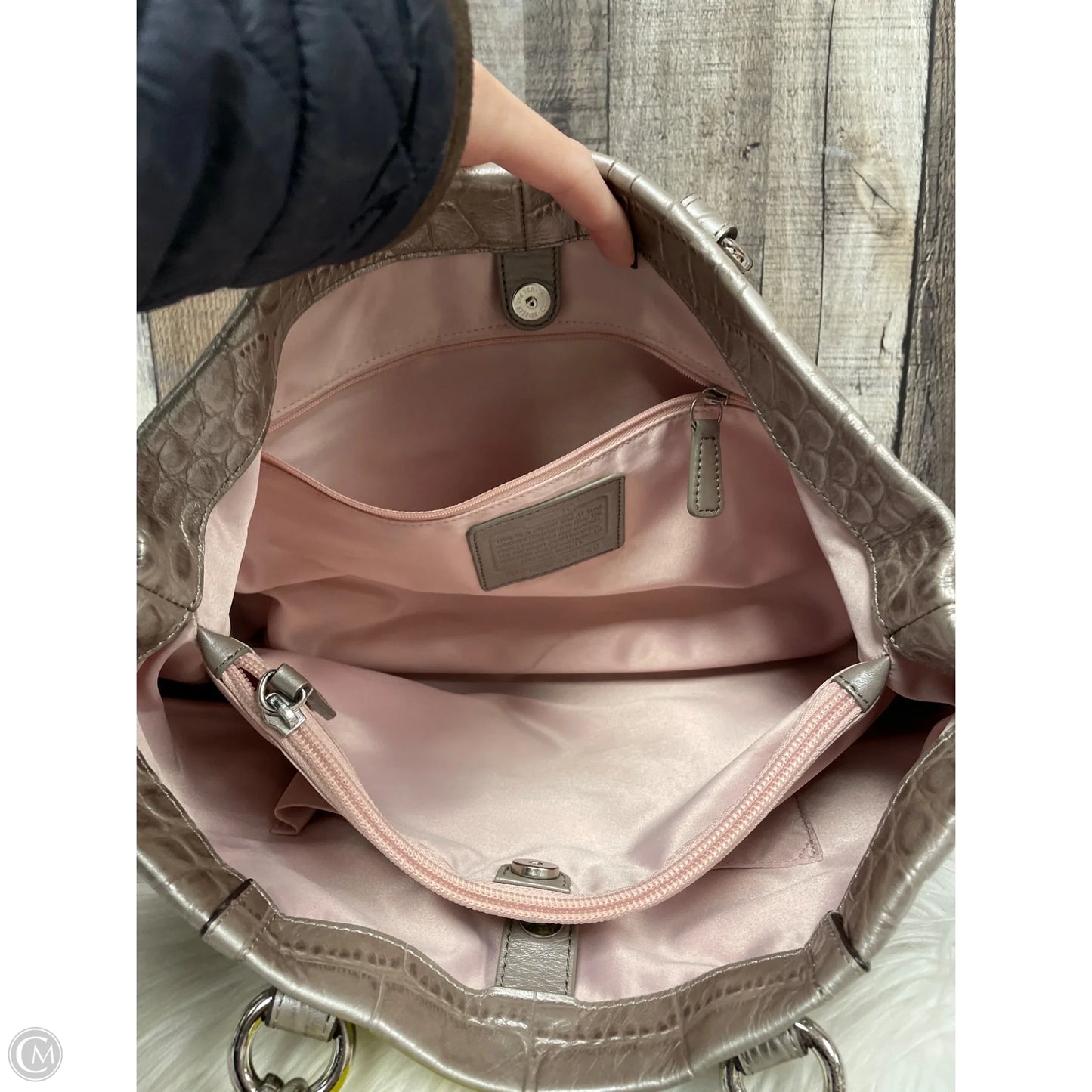 Handbag Designer By Coach, Size: Large