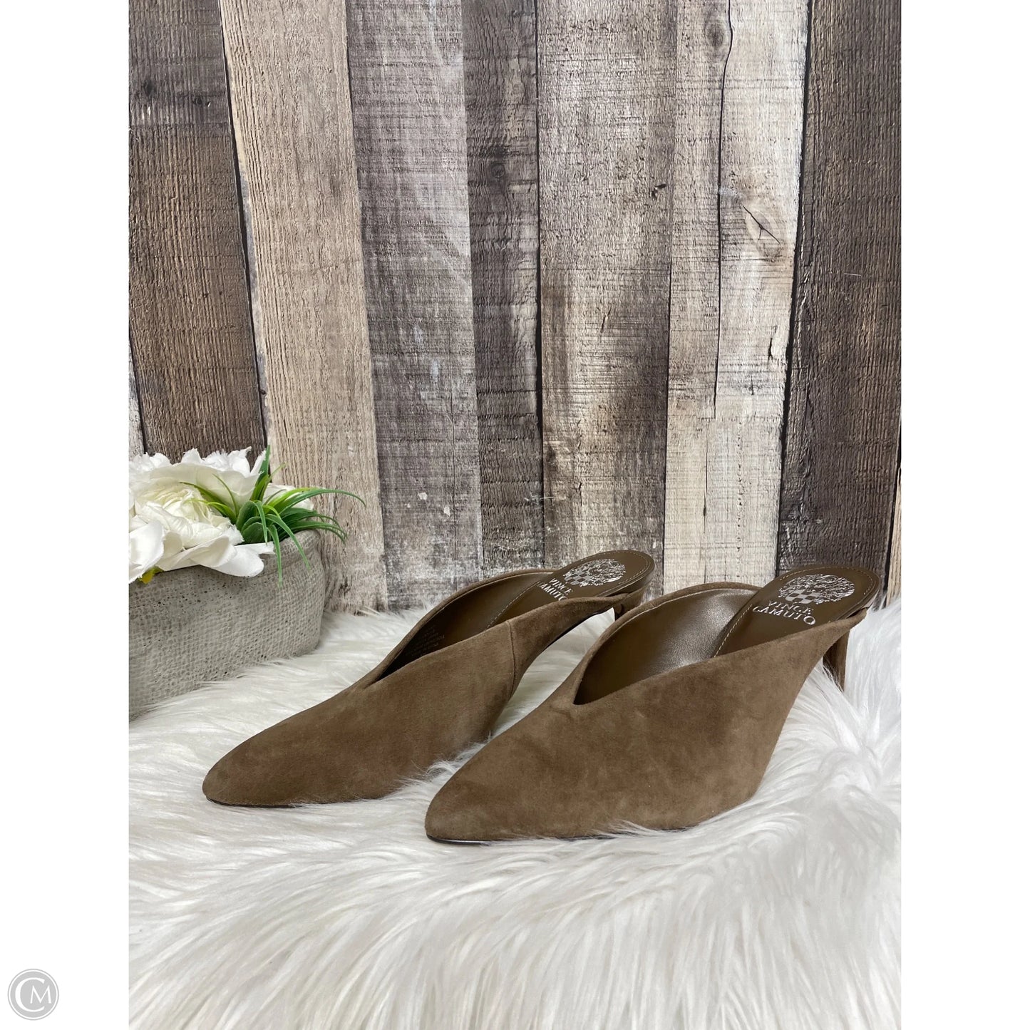 Shoes Heels Stiletto By Vince Camuto In Brown, Size: 7.5