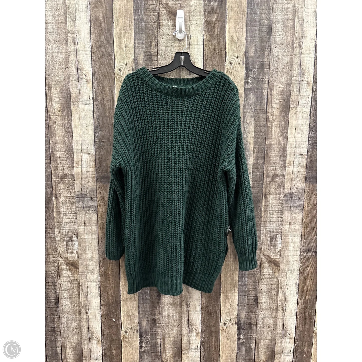 Sweater By Zenana Outfitters In Green, Size: L