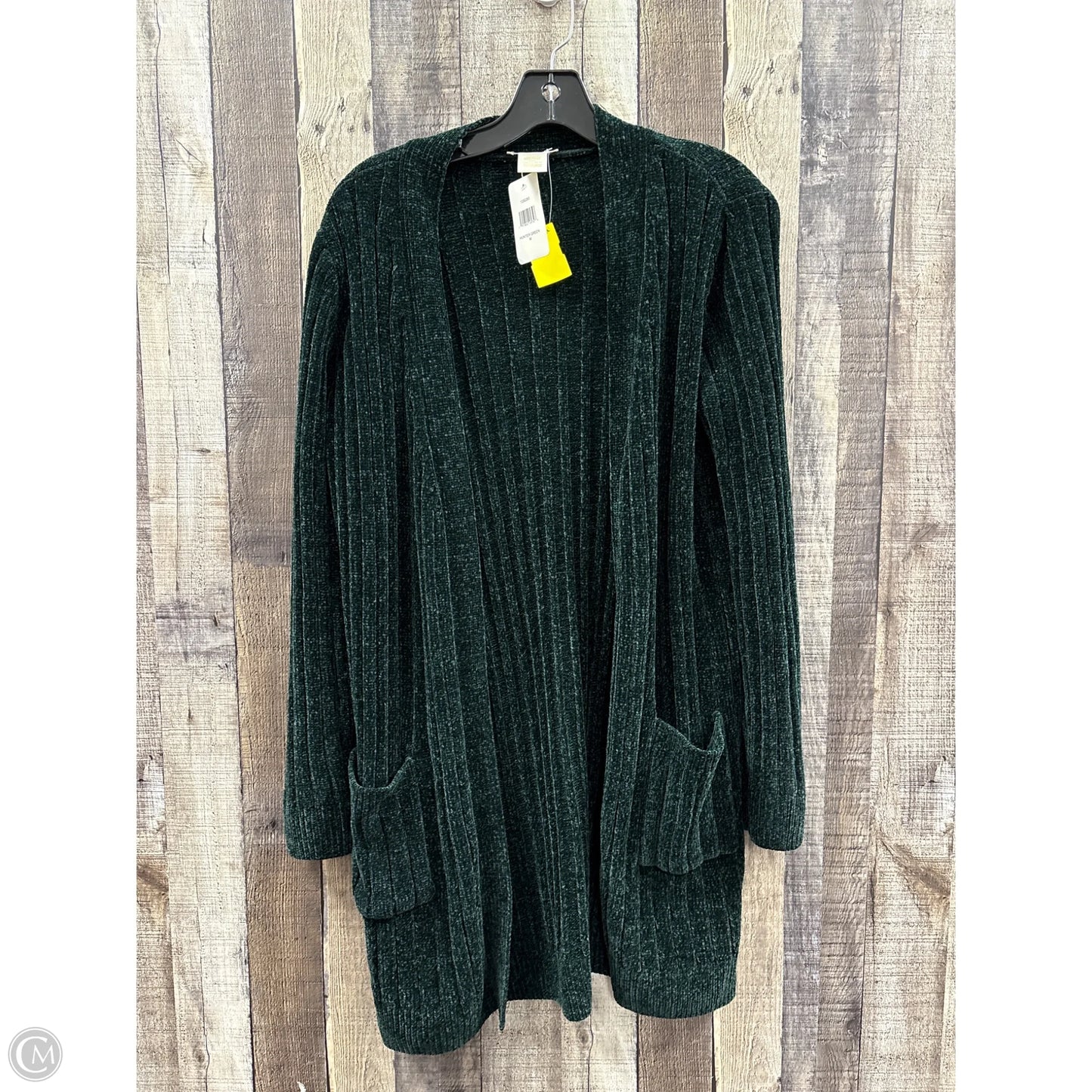 Sweater Cardigan By Matty M In Green, Size: M