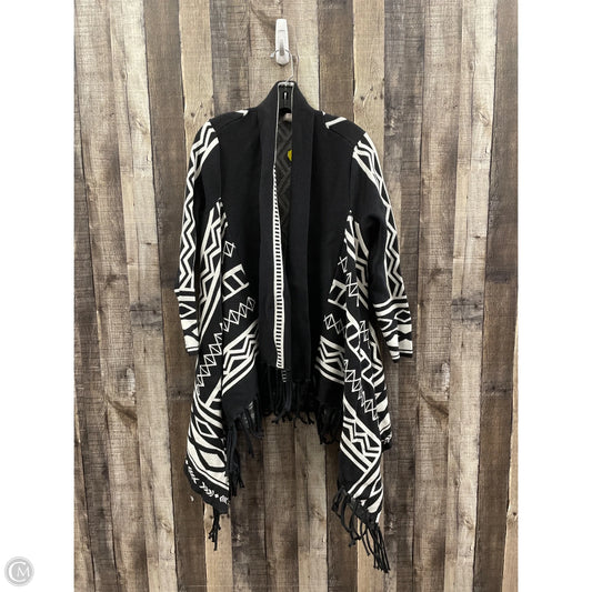 Cardigan By Chicos In Black & White, Size: M