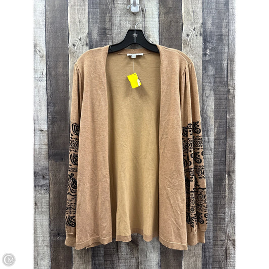 Cardigan By Chicos In Tan, Size: L