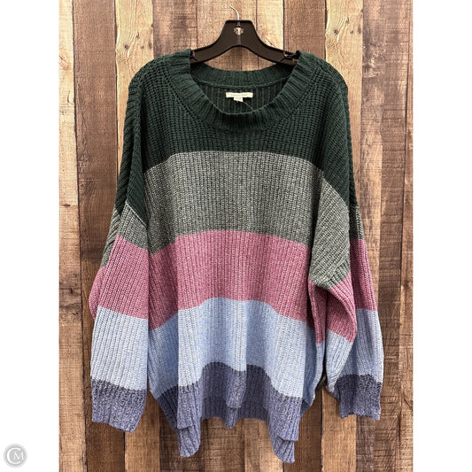 Sweater By American Eagle In Multi-colored, Size: Xl
