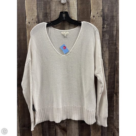 Sweater By Lucky Brand In White, Size: M
