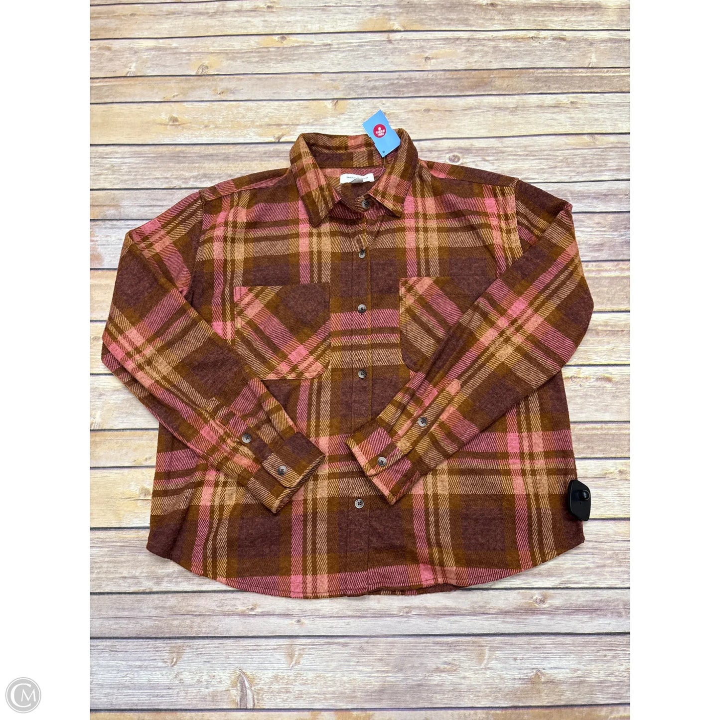 Jacket Shirt By Beachlunchlounge In Multi-colored, Size: M