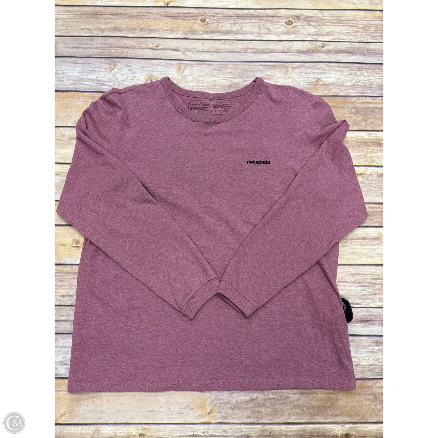 Top Long Sleeve By Patagonia In Purple, Size: L