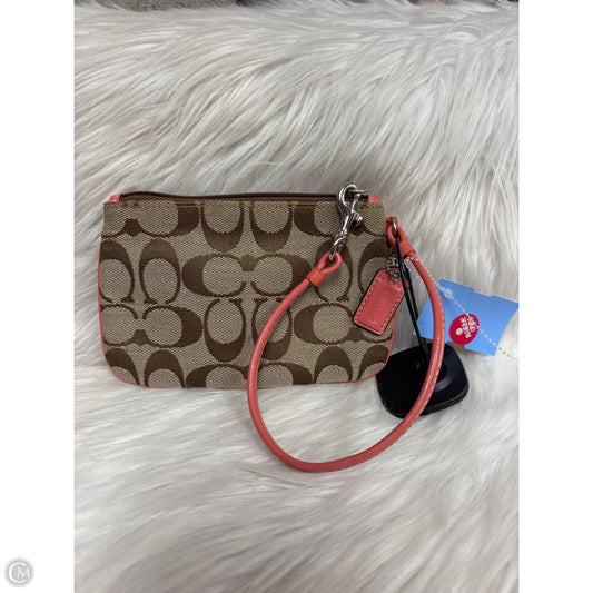 Wristlet Designer By Coach, Size: Small