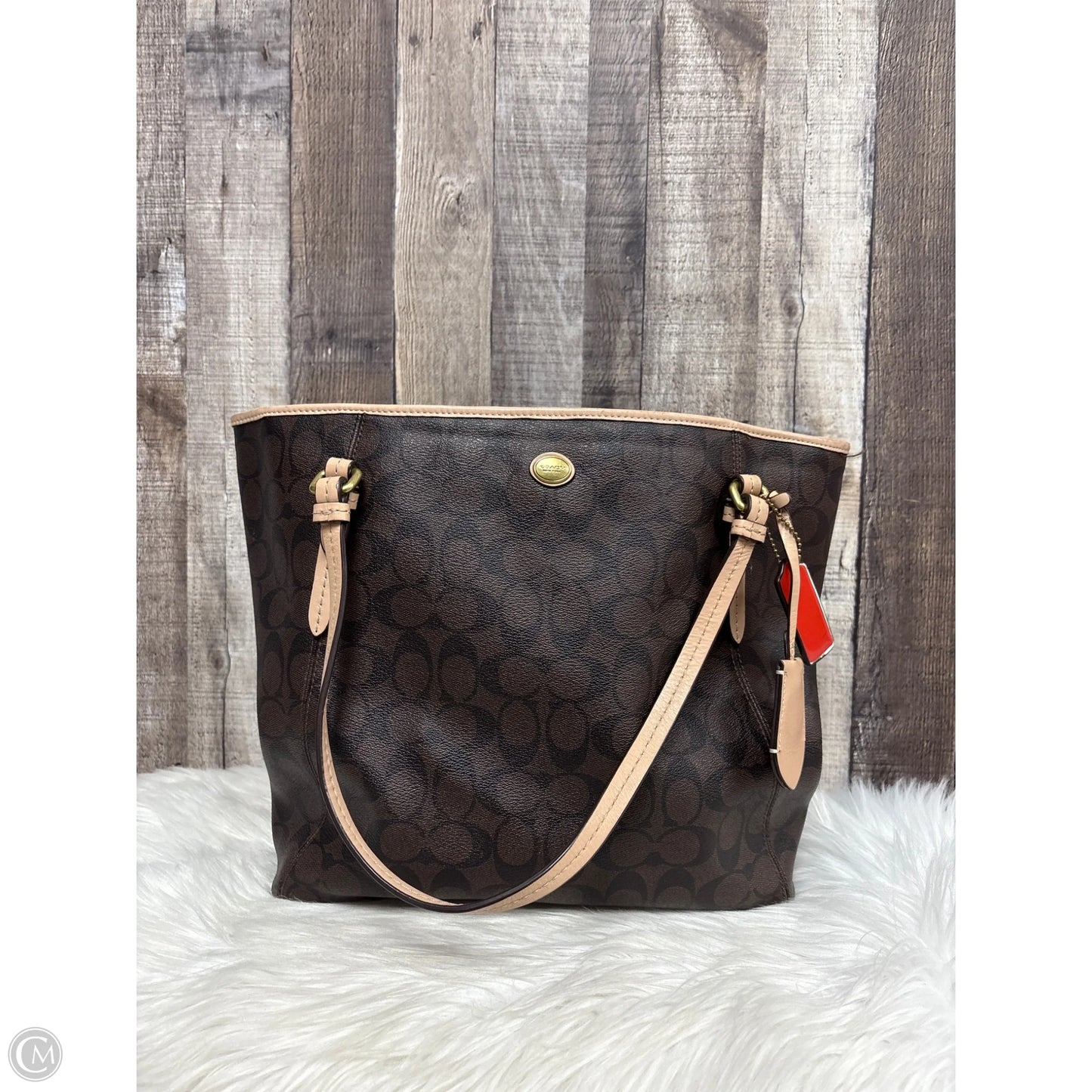 Handbag Designer By Coach, Size: Large