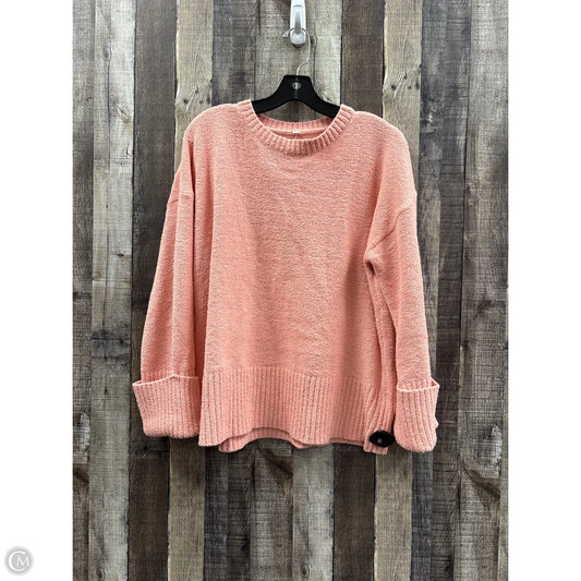 Sweater By Cme In Peach, Size: S