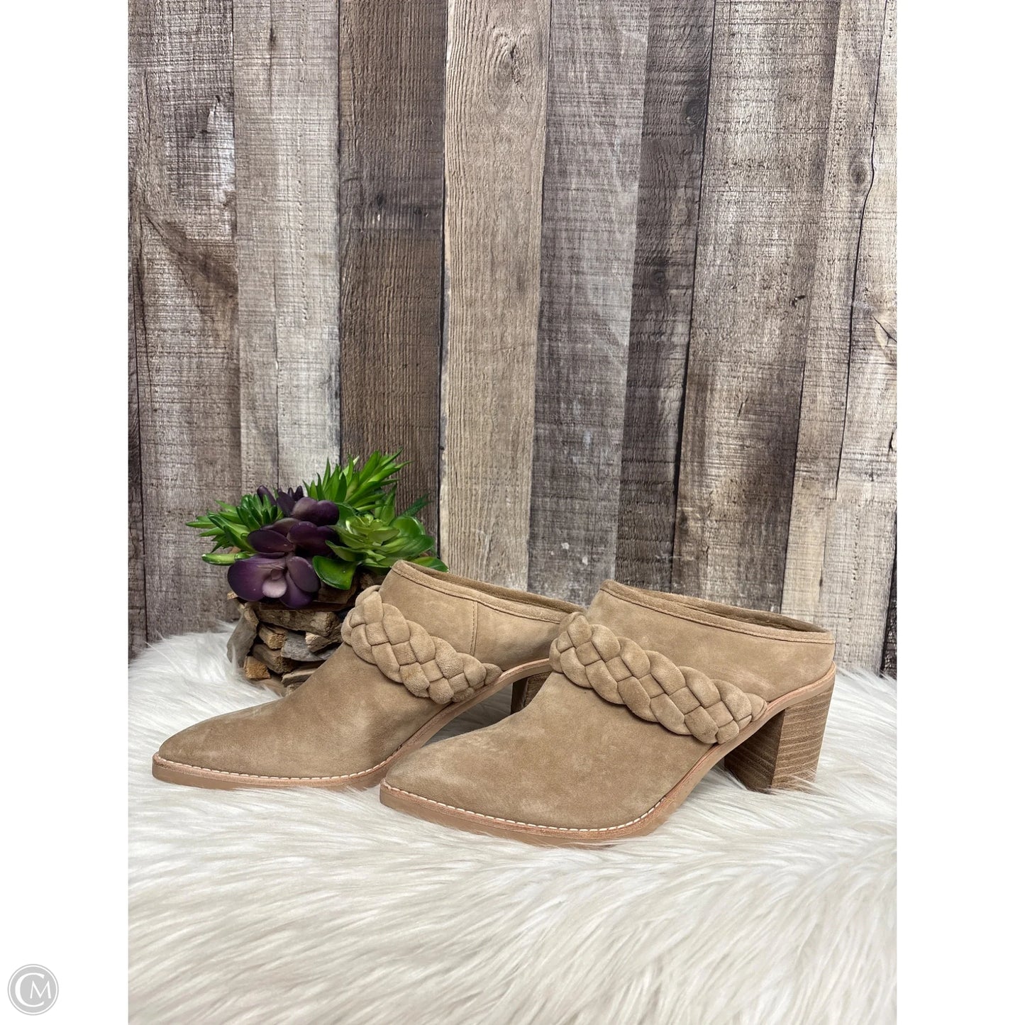 Boots Ankle Heels By Dolce Vita In Tan, Size: 6.5