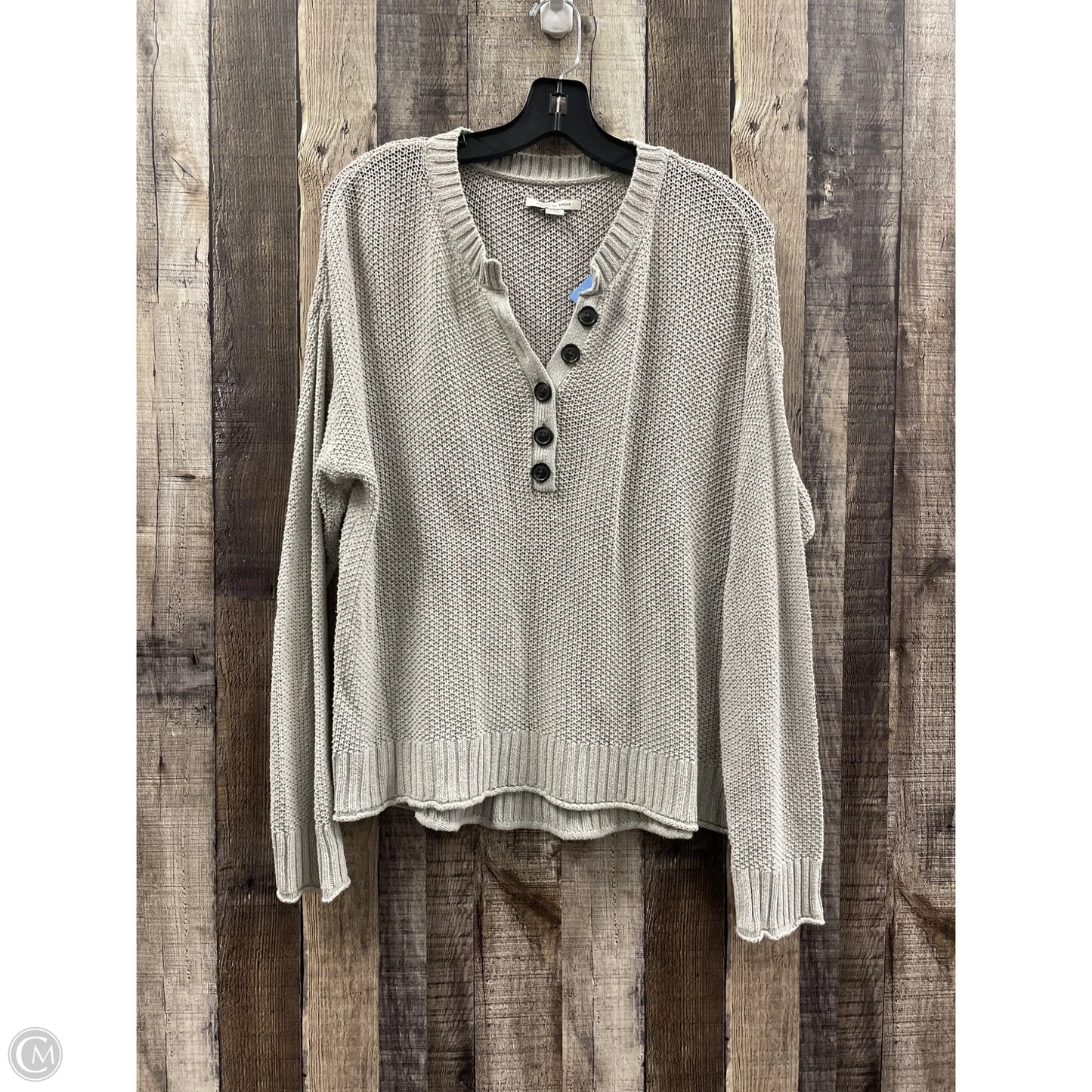 Sweater By American Eagle In Grey, Size: M