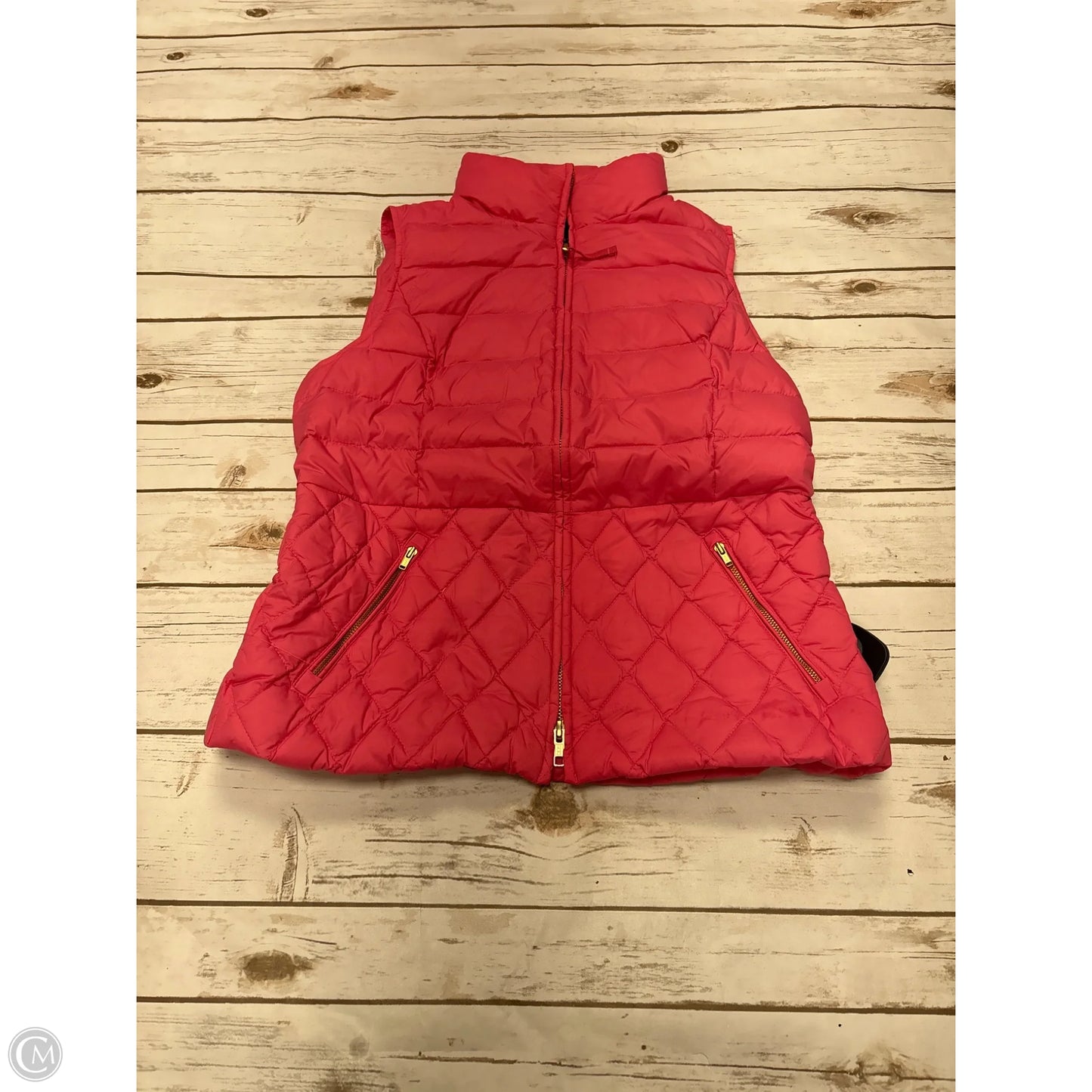 Vest Puffer & Quilted By Talbots In Pink, Size: Sp